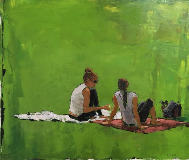 Summer (oil on canvas) by artist Kathleen Gefell, New York