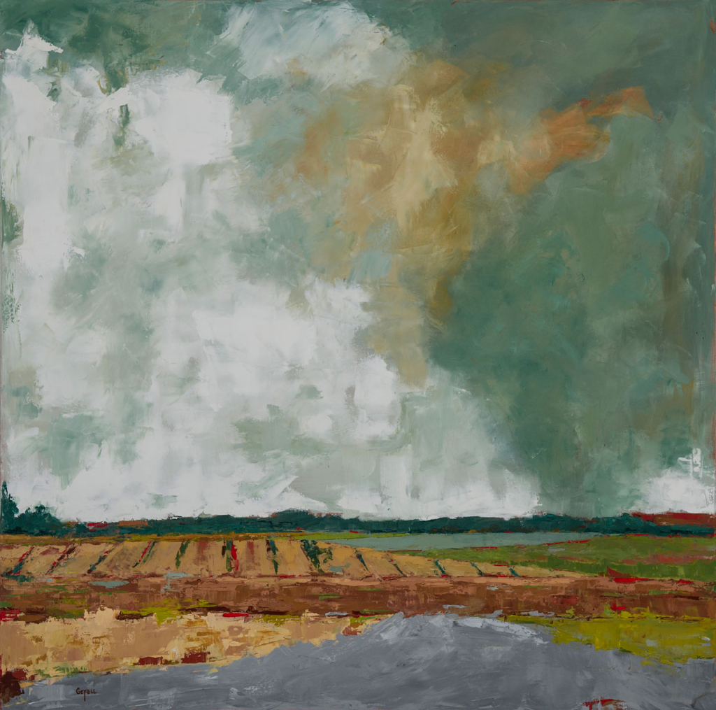 Storm  (oil on canvas) by artist Kathleen Gefell, New York