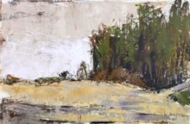 Hilde’s Field (oil on canvas) by artist Kathleen Gefell