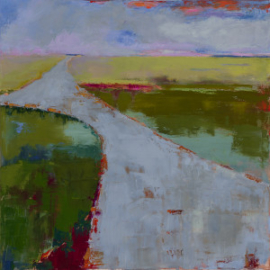 Road to the Sea  (oil on canvas) by artist Kathleen Gefell, New York